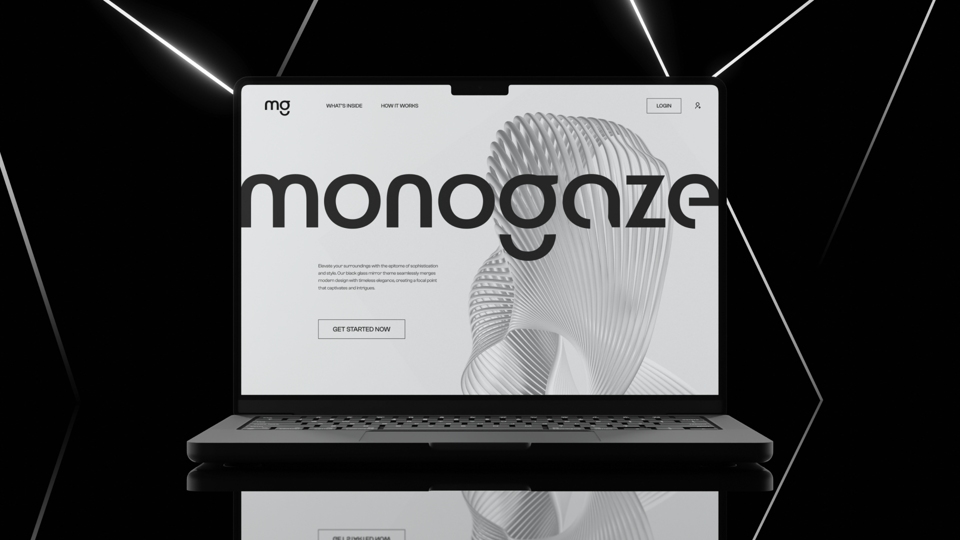 Goggle Studio — bespoke web design mockup London